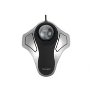 Kensington Optical Orbit Trackball Mouse, Two-Button, Black/Silver