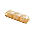 thumbnail image 2 of Lipstore Appetizer Tray Divided Snack Tray for Nuts, Candies Sweet Cookies and Fruits Amber, 2 of 8