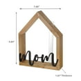 thumbnail image 2 of Wood House Shape With Metal Mom & Tube Bottle, 2 of 3