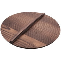 Kitchen Multi-Functional Wooden Pot Cover Handle Pan Lid Eco-Friendly Anti-Scalding Wood Baking Lids 36cm