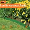 thumbnail image 5 of Vinci Garden Landscape Edging Border, 6 Inch x 20 FT Corrugated Sturdy Metal Easy Installation Safe Hemmed Lawn Garden Border Edges for DIY Flower Beds,Pathways and Patio Design (Green), 5 of 9