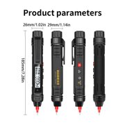 Wire 2in1 Electric Test Pen Digital Multimeter Professional Voltage Current Resistance Measurement Test Meter Live Wire Recognition Data-hold LCD Display Tester