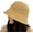 Khaki, variant on CoCopeaunts Straw Hat for Women Wide Brim Summer Folable Sun Hats Bucket Hat Outdoor Breathable Hollow Beach Hat