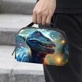 thumbnail image 2 of Dinosaur Waterproof Oxford Fabric Charger Organizer Storage Pouch Outdoor Small Storage Box, 5.9x9.44x3.14 in., 2 of 6