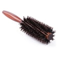 thumbnail image 2 of Yucurem 3 Sizes Anti Static Wood Bristle Hair Round Brush Hairdresser Styling, 2 of 9