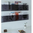 thumbnail image 2 of ROYALITA 2-Pack Acrylic Magazine Holder Brochure Holder, 24" Record Holder Magazine Rack, Fashion Hanging Bookshelf Literature Storage Rack for Waiting Room, Living Room, Office, Gray, 24 Inch, 2 of 5