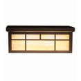 thumbnail image 7 of Meyda Tiffany 171754 Santa Fe 4 Light 18" Wide Flush Mount Square Ceiling Fixture - Bronze, 7 of 7