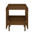 thumbnail image 5 of Bron 24" Freestanding Bathroom Vanity Cabinet without Top in Brown Oak, 5 of 5