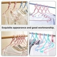 thumbnail image 5 of Raindrops Pink Plastic Heavy Duty Hangers with Clamp for Home Use Wide Application for Clothes and Towels 5pcs, 5 of 8