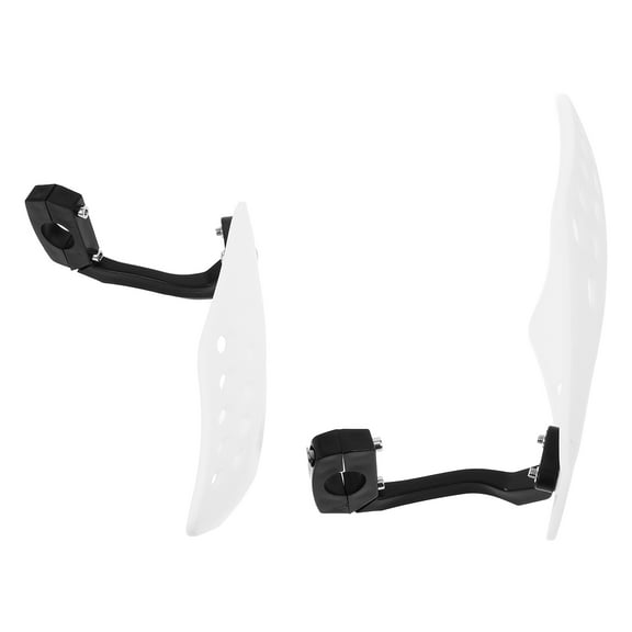 HOMEMAXS  Motorcycle Handguard Replacement Handguards Helmet Scooter White