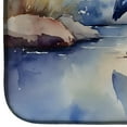 thumbnail image 4 of Carolines Treasures DAC2850DDM 21 x 14 in. Blue Heron Dish Drying Mat, 4 of 7