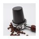 thumbnail image 5 of Taza dosificadora de café de 51 mm, taza dosificadora para máquina de espresso, resistente al desgaste, de acero inoxidable, color negro, 5 of 5