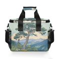 thumbnail image 7 of FORMRS Insulated Cooler Bag 24 Cans Capacity Soft Leakproof Lunch Box with Side Pockets, Beige Mountain, 7 of 7