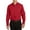 Rich Red, variant on Just Blanks SuperPro Twill Shirt Button-Down Collar Back Shoulder Pleats Left Chest Pocket, Black, 4XL