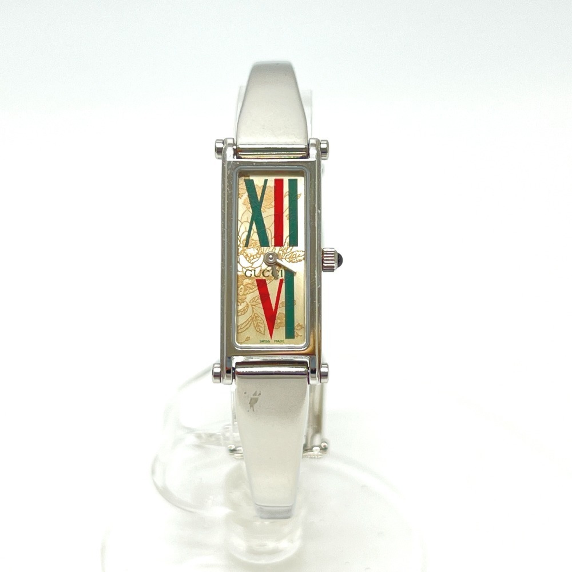 Pre-Owned GUCCI 1500L Square Bangle Watch, Quartz Movement  display picture 3