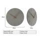 thumbnail image 5 of Minimalist Wall Clock, Wooden Wall Clock Damp Proof For Home For Office, 5 of 5