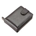 thumbnail image 1 of Tarjetero de moda con bloqueo para tarjetas de crédito, organizador de estuches, monedero, billetera, RFID, marrón, 1 of 5