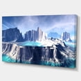 thumbnail image 2 of Planète Extraterrestre Rendue en 3D - Grand Paysage sur Toile, 2 of 4