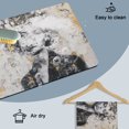 thumbnail image 6 of Woman Portrait Dish Drying Mats for Kitchen Counter, Abstract Female Gold White Floral Absorbent Coffee Bar Mat with Non-slip Rubber Backed Quick Drying Dish Rack Pad 12"x16", 6 of 9