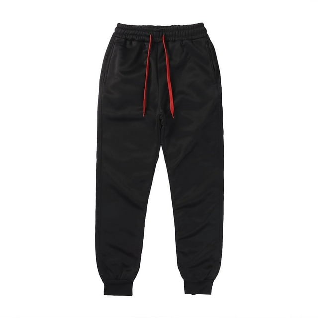 Male Casual Sports Pants Loose Fit Outdoor Jogging Drawstring Track Pants
