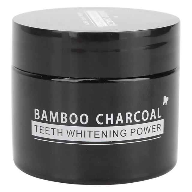Polvo de Carbón de Bambú ANGGREK Ingredientes Naturales para El Cuidado de los Dientes