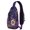 Colorful Paisle, variant on Colorful Paisley Sling Bag – Vintage Boho Floral Crossbody Backpack, Lightweight Anti-Theft Travel Daypack with Adjustable Strap & Multi-Pocket Design