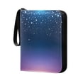 thumbnail image 4 of ALAZA Starry Blue Gradient Stars Trading Card Binder 4 Pocket Cards Collection Album 400 Folder Holder, 4 of 6