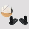 thumbnail image 6 of 2pcs Wall Mount Adjustable Floor Guide Carbon Steel Sliding Barn Door Hardware, 6 of 10