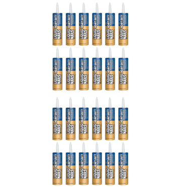 Liquid Nails Heavy Duty Construction Adhesive (LN903), 10 oz, 24 Pack