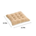 thumbnail image 3 of JOGZMZ Seat Cushions for Home Use- Tufted Corduroy Floor Plush Cushions for Living Room Tatami- 16 Inch Home Improvement, 3 of 7