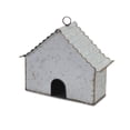thumbnail image 5 of 12.25" Brown and Gray Outdoor Birdhouse with Top Hanging Loop, 5 of 6