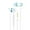 Blue, variant on Joernso 3.5mm Earphone In-ear Heavy Bass Plastic Fashion Wired Headset for Smart Phone