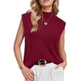 thumbnail image 1 of Chaleco Arach&Cloz para mujer, primavera 2025, casual, de negocios, rojo, 1 of 6