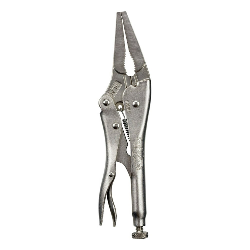 Irwin ViseGrip 9 in. Alloy Steel Long Nose Pliers Silver 1 pk