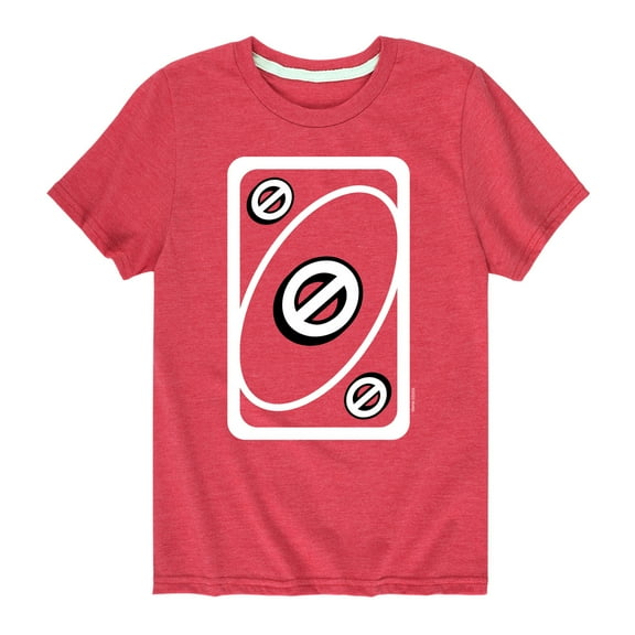 UNO Red Skip Card - Toddler And Youth Short Sleeve Graphic T-Shirt
