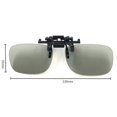 thumbnail image 3 of （Square）3d Glasses Clip-on 3d Anaglyph Glasses Spectacle Wearers Good Quality, 3 of 5