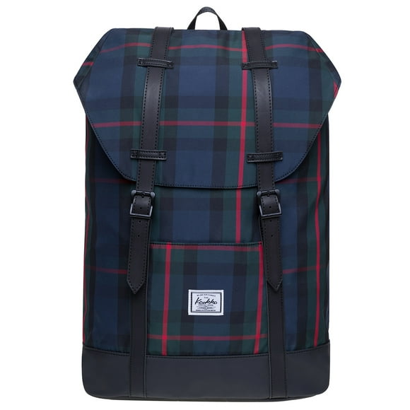 KAUKKO Mochila ligera para exteriores, mochila de viaje informal para portátil de 15 pulgadas (6-13-negro) KAUKKO EP6-13-black