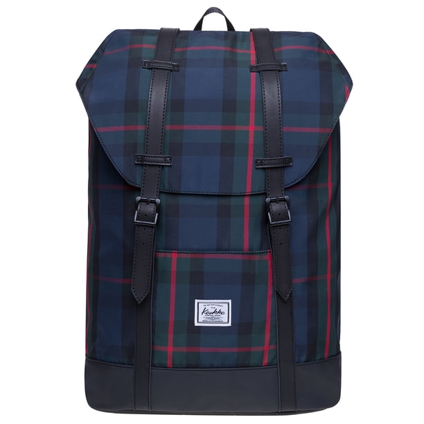KAUKKO Mochila ligera para exteriores, mochila de viaje informal para portátil de 15 pulgadas (6-13-negro) KAUKKO EP6-13-black