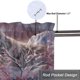 thumbnail image 5 of Cortinas con diseño de lobo para ventanas de cocina, escena invernal, bosque nevado rústico, pino, paisaje natural, privacidad, decorativas, con bolsillo para varilla, cortinas cortas para ventana,, 5 of 6