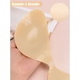 thumbnail image 3 of Spencer 2-Pack Women's Adhesive Strapless Bra Sticky Bra Invisible Push up Full Silicone Bra Ultra Thin for Women, Cup Size A/B/C/D, 3 of 10