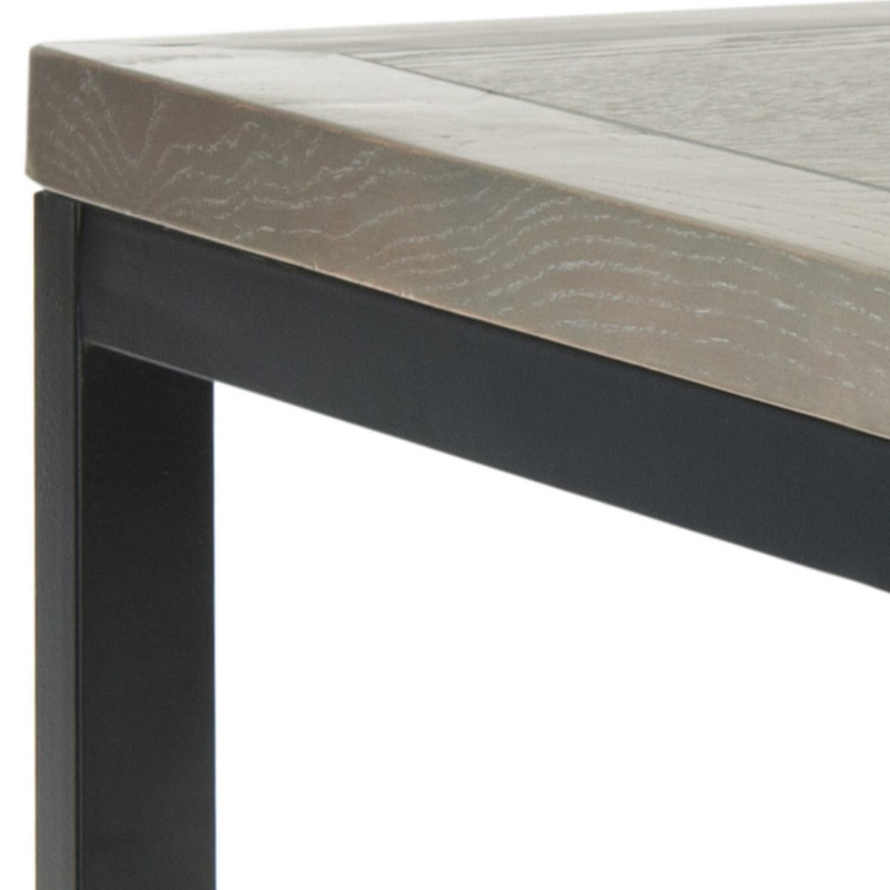 SAFAVIEH Dennis Transitional Wood Side Table, French Gray