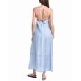 thumbnail image 2 of Vitamin A womens  Mari Linen Maxi Dress, l, Blue, 2 of 3