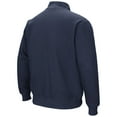 thumbnail image 3 of Men's Colosseum  Navy Montana State Bobcats Tortugas-Quarter-Zip Pullover, 3 of 3