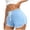 Light Blue, variant on Shorts for Women 3 Inch Running Gym Athletic Workout Bodybuilding Booty Track Shorts Vintage Fitted Short Size S-XXL