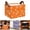 Orange, variant on CoreLiving Collapsible Halloween Basket Storage Bin Decorative Pumpkin Basket Boo Basket Organizer for Halloween Candy Snacks Toys Home Closet Organization