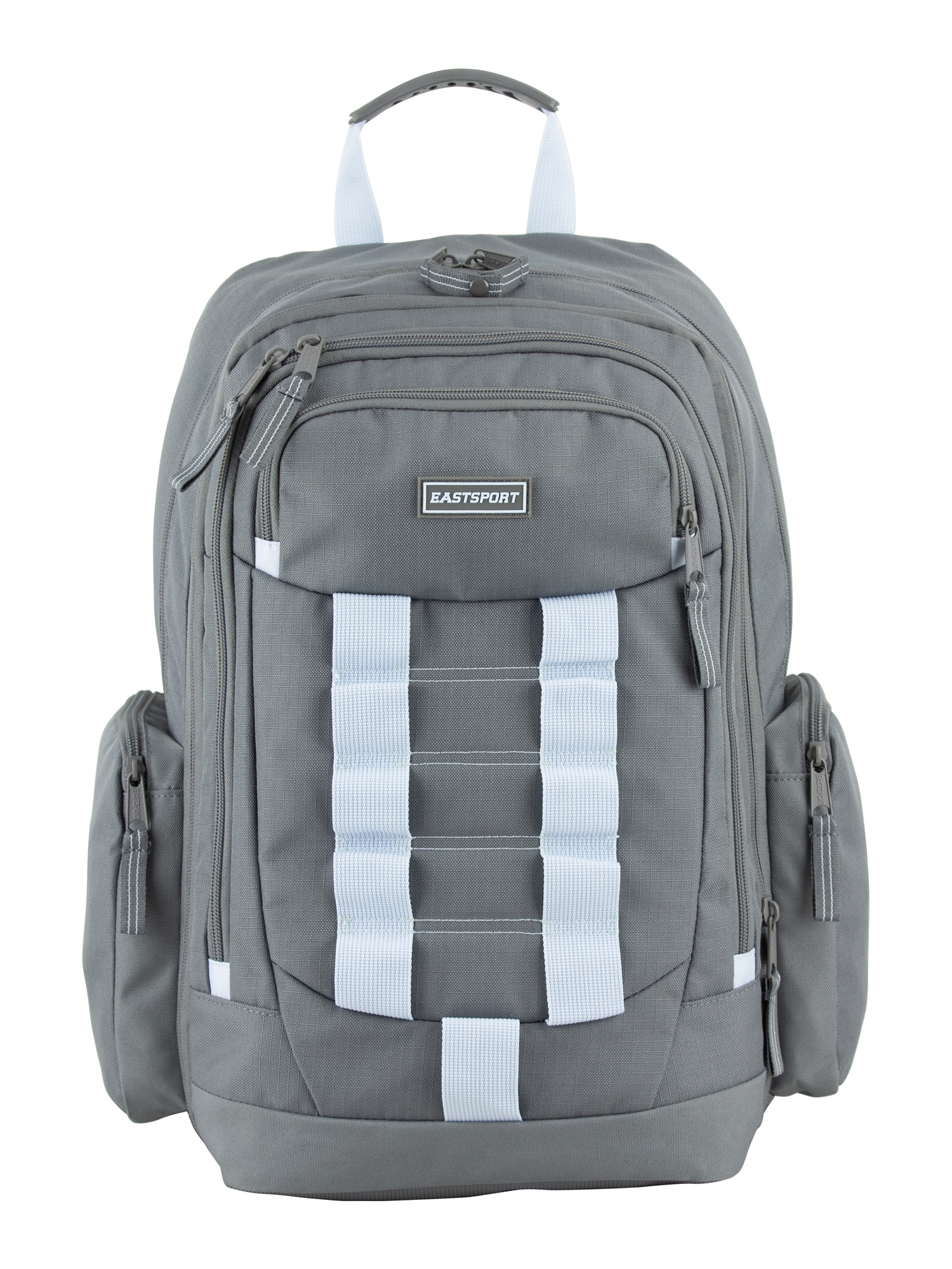 Eastsport Unisex Allegiance Expandable Recycled Backpack, Ash Grey