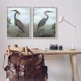 thumbnail image 3 of Stupell Industries Coastal Birds Gazing Animals & Insects Painting Gray Framed Art Print Wall Art, 24 x 30, Set of 2, 3 of 10