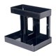 thumbnail image 3 of Organizador de escritorio de doble capa, soporte acrílico para mesa de estudio interior. Negro, 3 of 9