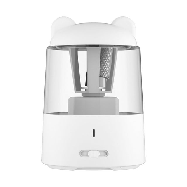 Luzkey Taille-Crayon Électrique Taille-Crayon Automatique pour École Maison Coloré Blanc