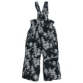 thumbnail image 2 of Iceburg Boys Black & Gray Tie Dye Snow Bibs Ski & Snowboard Pants Small (4/5), 2 of 2